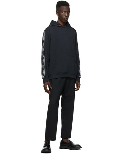COACH Horsecarriage Tape Hoodie in Black for Men - Lyst