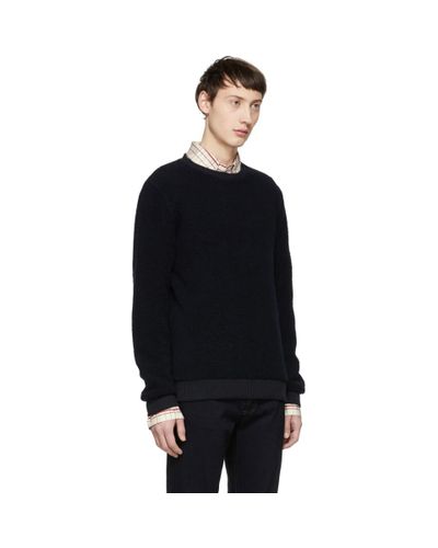 apc navy sweater