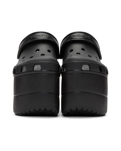 balenciaga foam platform clogs