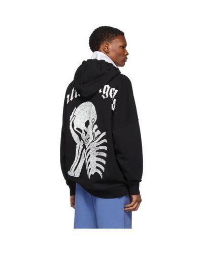 Palm angels hoodie skull hotsell