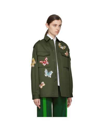 valentino army jacket