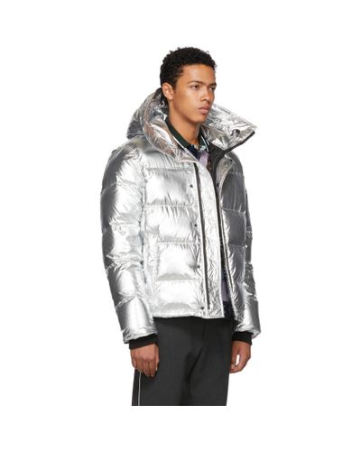 kenzo silver down jacket