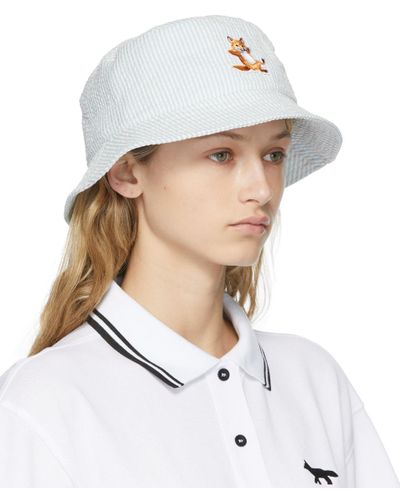 Maison kitsune bucket hat Clearance