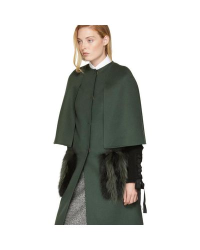 fendi cape coat