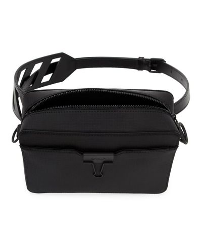 off white camera bolsa black