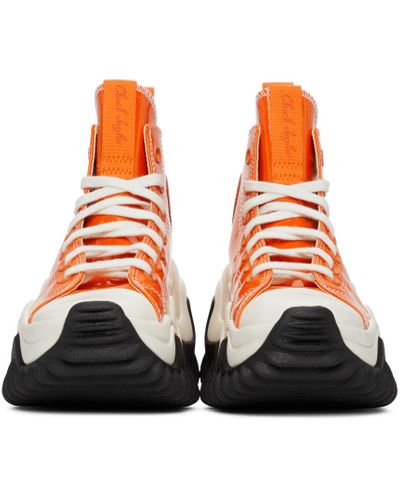 Converse Canvas Orange Run Star Motion High Sneakers for Men - Lyst
