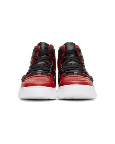 red versace shoes