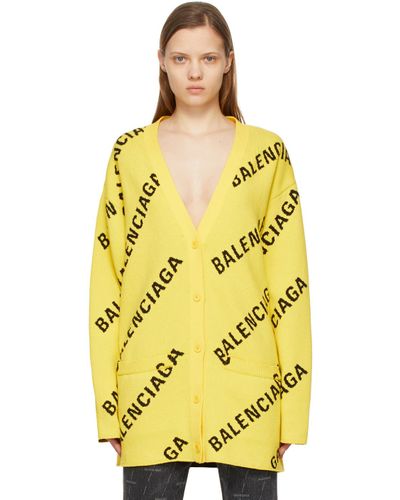 balenciaga cardigan sweater