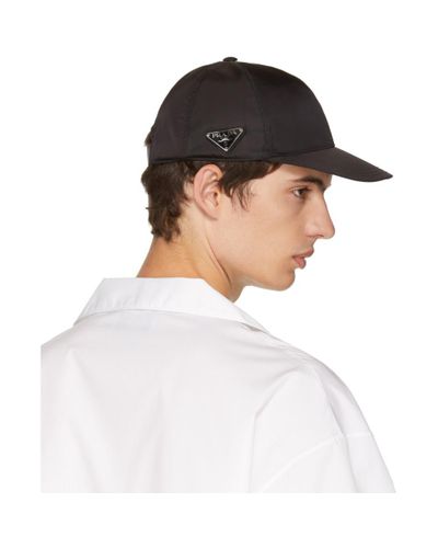 prada logo baseball cap