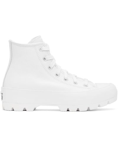 white leather chuck taylor converse
