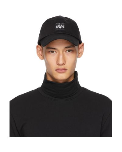 Raf Simons コットン ブラック Solar Youth キャップ カラー ブラック メンズ Lyst