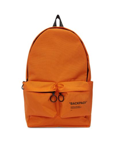 orange book bag
