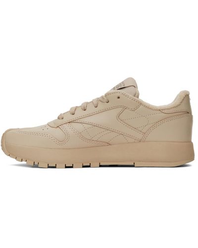 maison margiela tan reebok edition project 0 cc tl sneakers