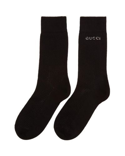 gucci socks mens black