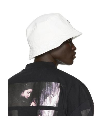 White Arrows Bucket Hat 