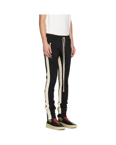 fear of god double stripe track pants