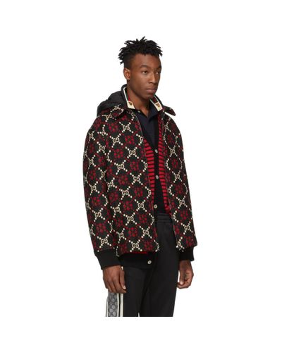 macro gg diamond wool jacket