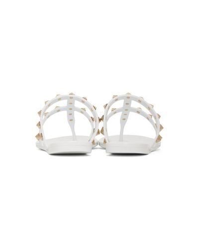 valentino summer rockstud jelly sandals