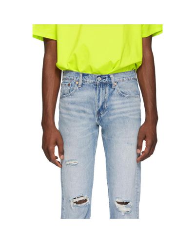 Levi's Denim Blue Hi-ball Roll Jeans for Men | Lyst