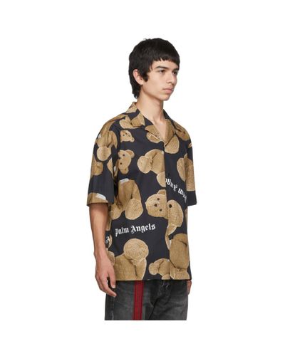 palm angels kill the bear bowling shirt