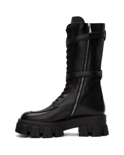 prada combat boots with removable pouch price
