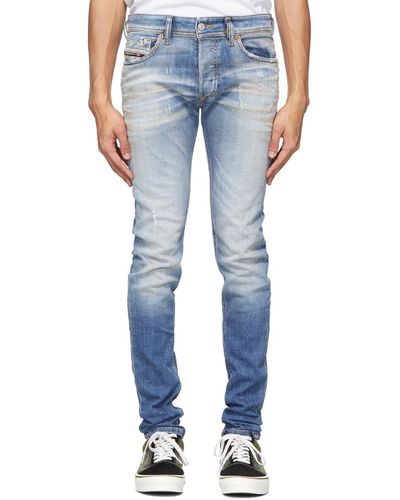 DIESEL Denim Blue Sleenker 009af Jeans 