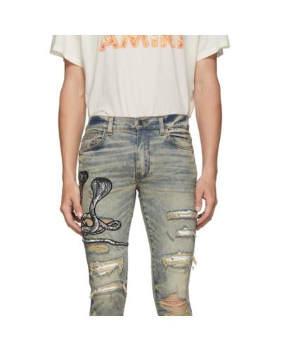 jeans amiri snake