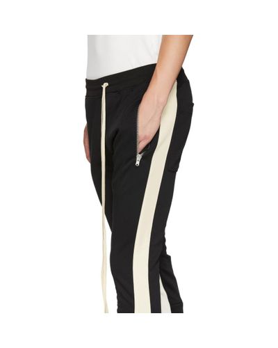 double stripe track pants