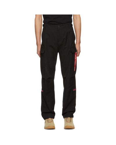 Red tape cargo pants Clearance