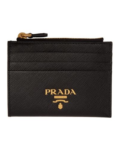 prada zipped card holder