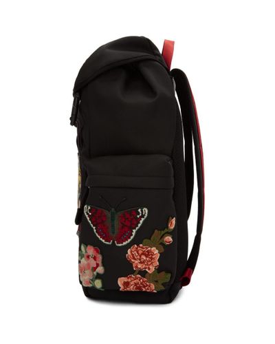 gucci backpack embroidery