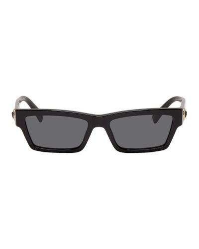 Versace Black Square Cat Eye Medusa Ares Sunglasses Lyst 