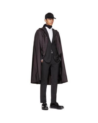 waterproof cape coat