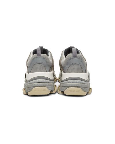 balenciaga triple s grey