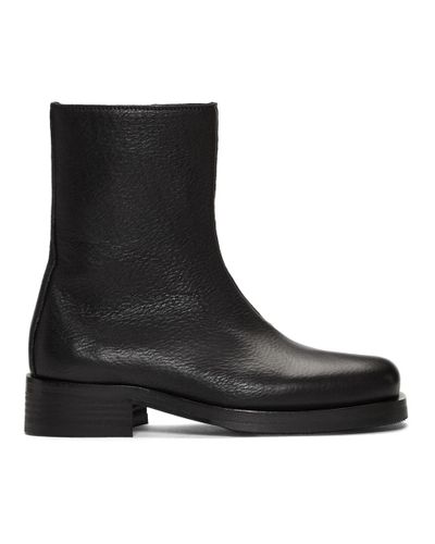 Our Legacy Leather Black Camion Boots - Lyst