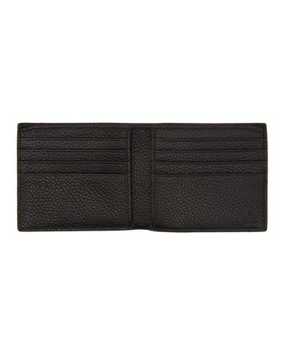 Gucci Leather Black Angry Cat Wallet - Lyst