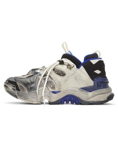 Vetements + Reebok Genetically Modified Pump Distressed Leather