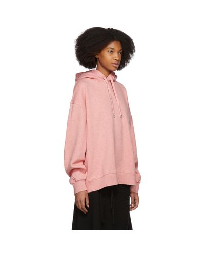 acne studios pink hoodie