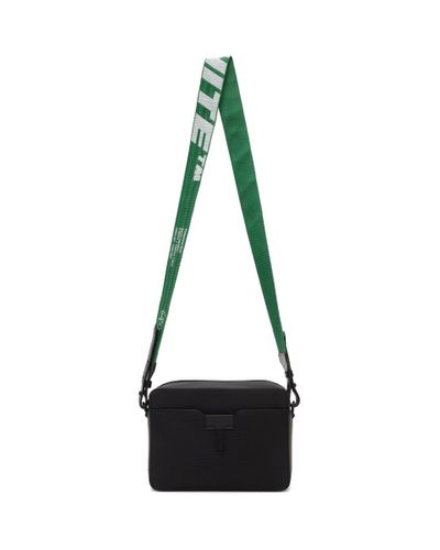 off white camera bolsa black