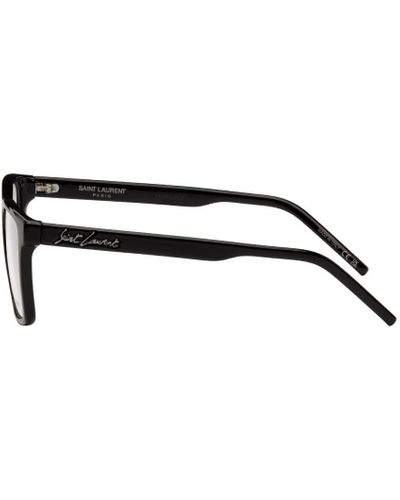 Saint Laurent Sl 337 Glasses in Black for Men | Lyst