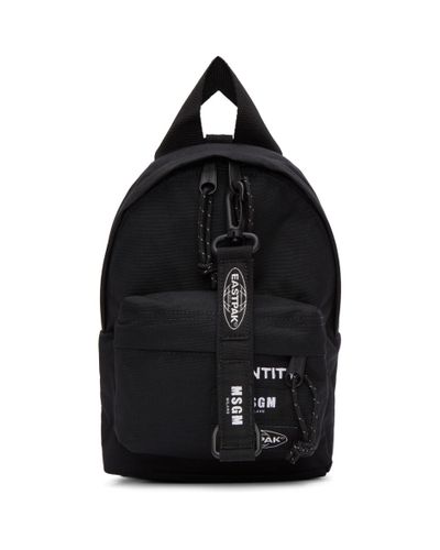 msgm eastpak backpack black