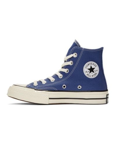 Converse Navy Chuck 70 High Top Sneakers in Blue - Lyst