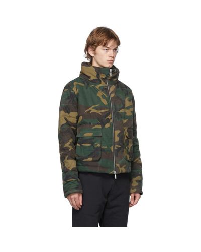 rhude camo jacket