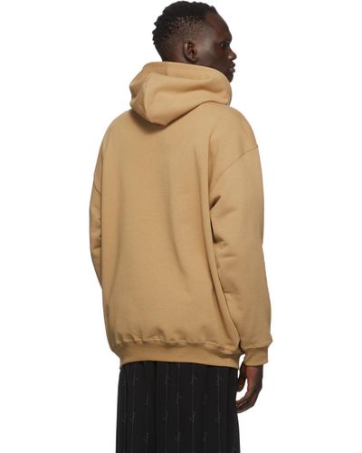balenciaga hoodie tan