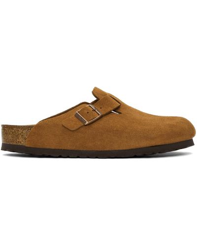 birkenstock boston soft footbed mink