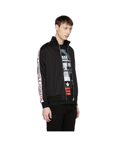 givenchy logo track jacket