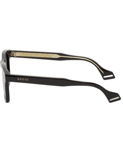 Gucci GG0735S 001 Sunglasses in Black for Men | Lyst