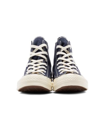 chuck 70 high top navy blue