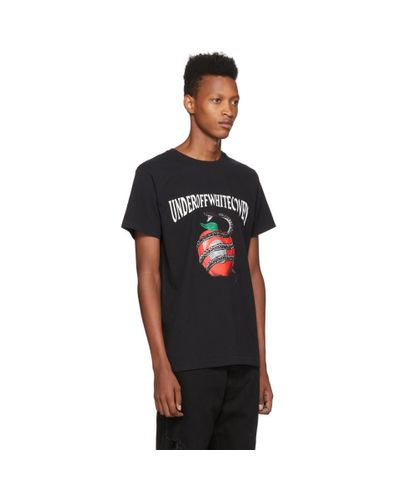 off white apple t shirt