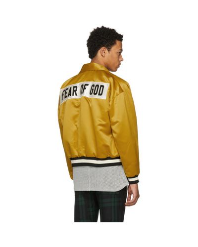 fear of god yellow jacket